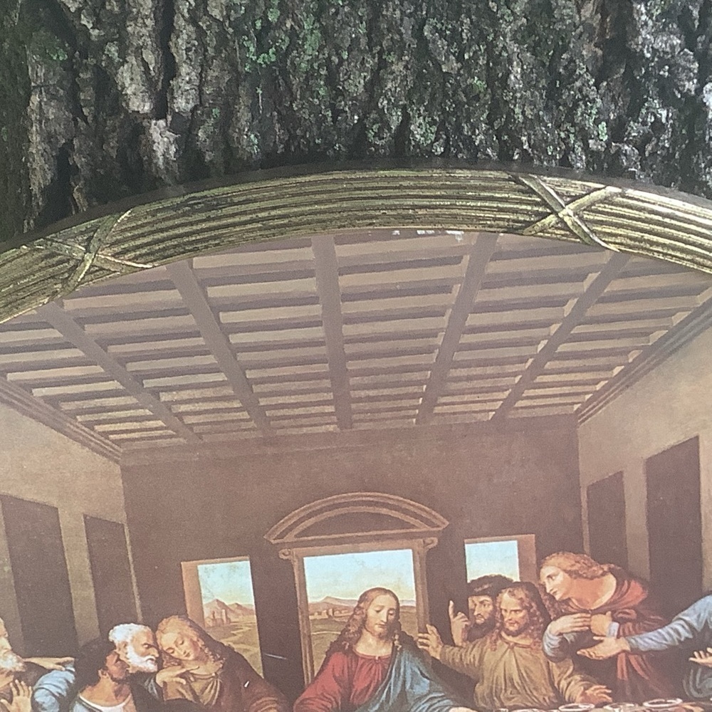 Vintage Last Supper Framed Print - Picture 7 of 8